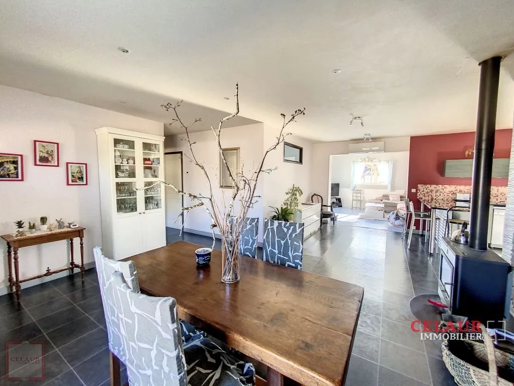 PLAIN PIED DE 2008 AVEC PISCINE ET DEPENDANCE SUR 1HA