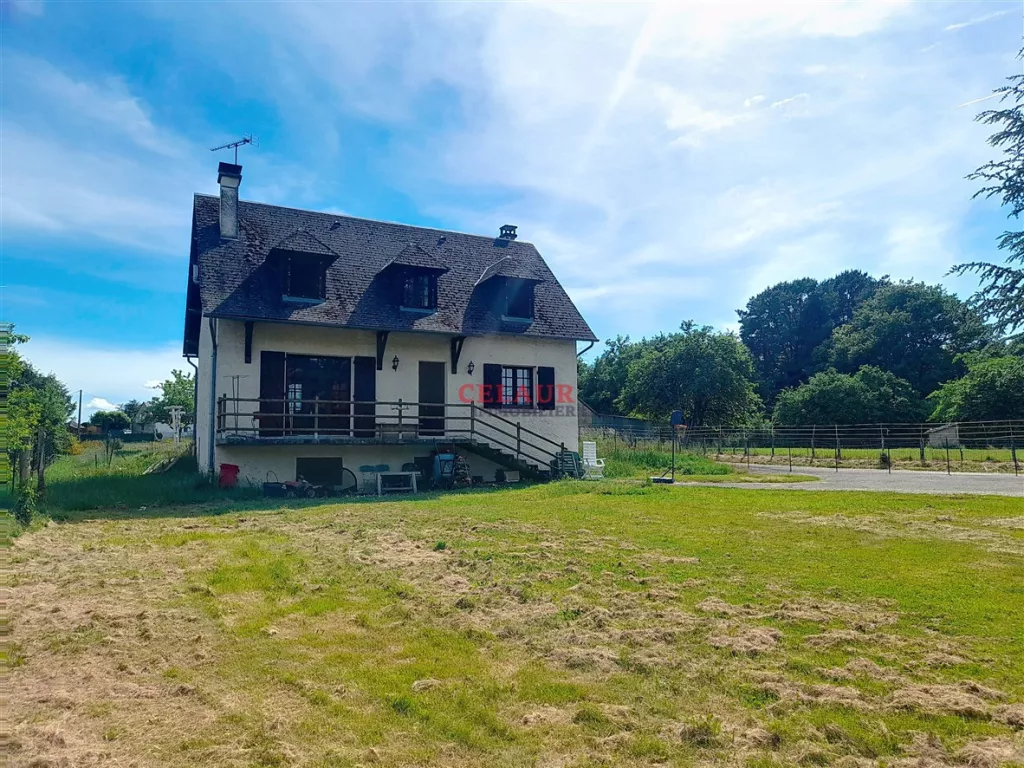 Maison familiale, sous-sol total et jardin.